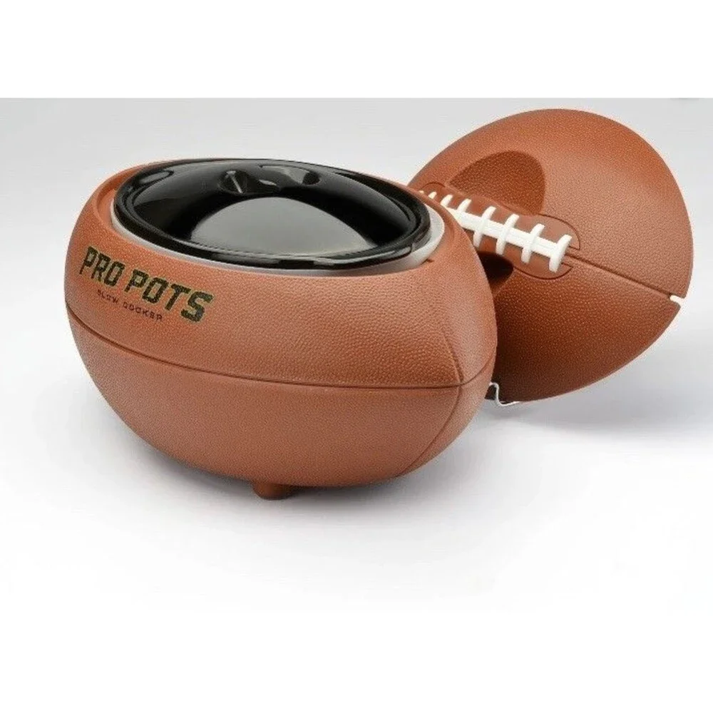 Pro Pots 1 1/2 Quart Football Slow Cooker Game Day Crock Pot Brand New Sports